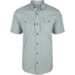 DRAKE Mens Wingshooter Trey Solid Dobby Button-Down SS Shirt (DS2605) - Drake