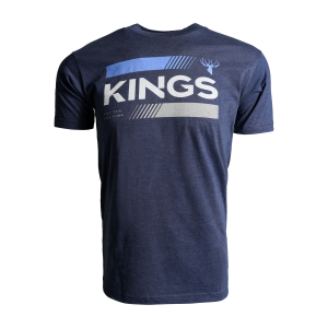 KINGS CAMO Men's Level Heather Denim Tee (KSW253-HDEN)