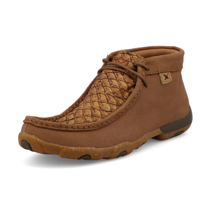 TWISTED X Women's Chukka Tan/Toasted Coconut Driving Moc (WDM0160)