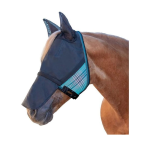 KENSINGTON PROTECTIVE PRODUCTS UViator CatchMask Fly Mask w/ Soft Mesh Ears, Removable Nose & Forelock Opening (KCM421) - Kensington Protective Products