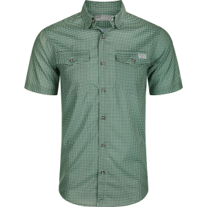 DRAKE Mens Frat Gingham Check Button-Down SS Shirt (DS2265) - Drake