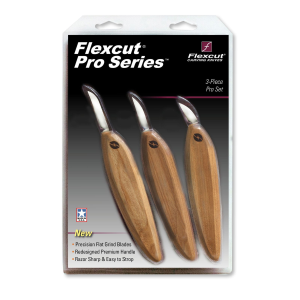 FLEXCUT Pro Series Pro Range Knife Set, 3-Pack (FP200) - Flexcut