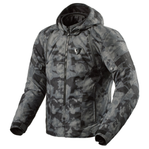 REV'IT! Men's Flare 3 H2O Camo Dark Gray Motorcycling Jacket (FJT357-4650) - Rev'it!
