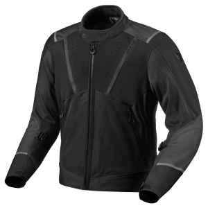 REV'IT! Men's Airwave 4 Black Motorcycling Jacket (FJT388-1010) - Rev'it!