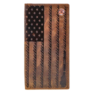 HOOEY Liberty Roper Brown Rodeo Wallet (HW003-BRBK)