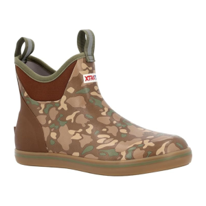 XTRATUF Men's 6in Duck Camo Ankle Deck Boot (XMABDCSI) - Xtratuf
