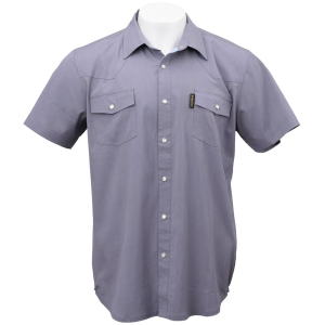 OUTBACK TRADING Men's Moab Western Snap Bamboo Short Sleeve Shirt (40314) - Outback Trading