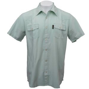 OUTBACK TRADING Men's Moab Western Snap Bamboo Short Sleeve Shirt (40314) - Outback Trading