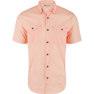 DRAKE Mens Frat Gingham Check Button-Down SS Shirt (DS2265) - Drake