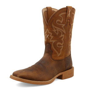 TWISTED X Men's 11in Tech X Saddle/Rustic Orange Western Boots (MXTR005)