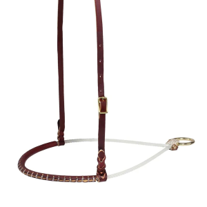 PROFESSIONAL'S CHOICE Hand Laced 1/4" Natural Rope Noseband (8704) - Professional's Choice