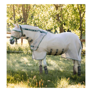 HORSEWARE IRELAND Rambo Vamoose With NFZ Oatmeal/Sage /Beige/Green Flybuster (AFAR9V-MFMH)