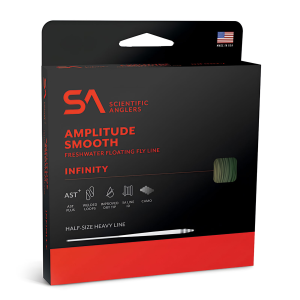 SCIENTIFIC ANGLERS Amplitude Smooth Infinity Green/Green Mist/Ivory Glow Fly Line