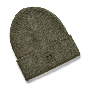 UNDER ARMOUR Men's Freedom Marine OD Green/Black Halftime Beanie (1375230-390-OSFM) - Under Armour