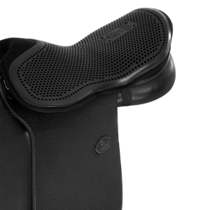 ACAVALLO Standard Dri-Lex Gel-Out 10mm Black Seat Saver, Medium (AC520-09-MD)