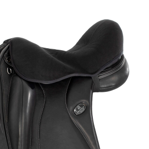 ACAVALLO Air Plus Dri-Lex 10mm Black Gel-In Seat Saver, Medium (AC542-09-MD)