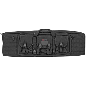 G*OUTDOORS 42in Black Tactical Double Rifle Case (GPS-DRC42)