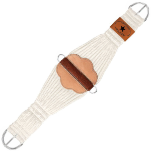Mustang MUSTANG Texas Roper 27-Strand White Cinch with Nickel Plated Buckles (189) - $37.99 at gritroutdoors.com