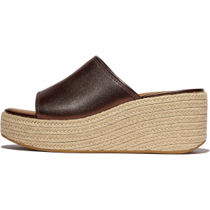 Fitflop FITFLOP Women's Platfforms Espadrille Leather Wedge Slides (E3Y) - $119.99 at gritroutdoors.com
