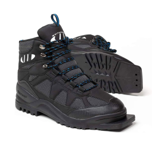 WHITEWOODS 301 75mm Black/Blue Ski Boots (301-75MM-BLK/BLU) - Whitewoods