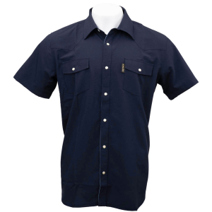 OUTBACK TRADING Men's Moab Western Snap Bamboo Short Sleeve Shirt (40314) - Outback Trading