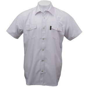 OUTBACK TRADING Men's Moab Western Snap Bamboo Short Sleeve Shirt (40314) - Outback Trading