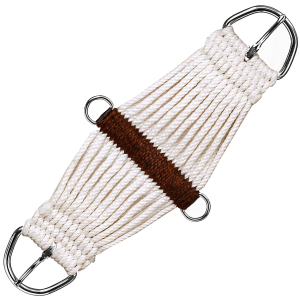 MUSTANG Pony White 23-Strand 26in Cinch with Plated Buckle (106-26)