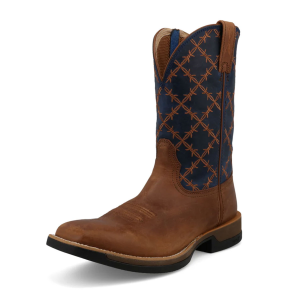 TWISTED X Men's 11in Tech X Saddle and True Blue Western Boots (MXW0009)