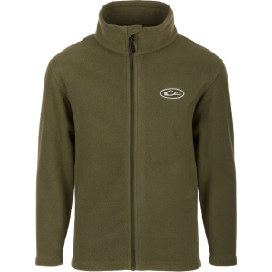DRAKE Youth Camp Fleece Full Zip Jacket (DY1080) - Drake