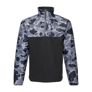 DRAKE Men's MST Quarter Zip Refuge Eqwader Jacket DW7355 - Drake