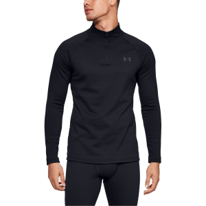 Under Armour UNDER ARMOUR Men's Base 4.0 Black / Pitch Gray 1/4 Zip LS Shirt (1343242-001) - $71.19 at gritroutdoors.com