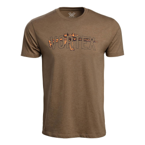 Vortex VORTEX Men's Precision Profile Coyote Heather Short Sleeve T-Shirt (125-04-CHE) - $24.99 at gritroutdoors.com