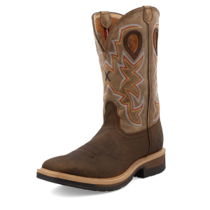 TWISTED X Men's Lite Cowboy Taupe/Bomber Work Boot (MLCW022)