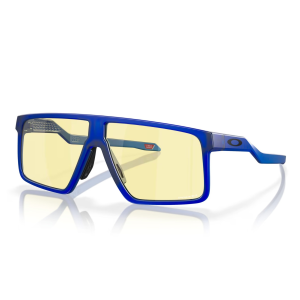 OAKLEY Unisex Helux Matte Crystal Blue Frame/ Prizm Gaming Lenses Rectangular Sunglasses (OO9285-0361) - Oakley