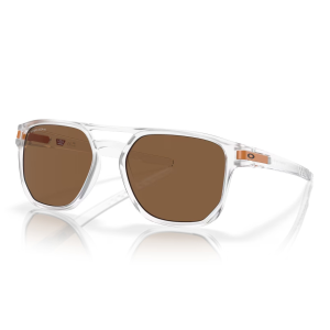 OAKLEY Latch Beta Matte Clear Frame/Prizm Bronze Lenses Sunglasses (OO9436-1154) - Oakley