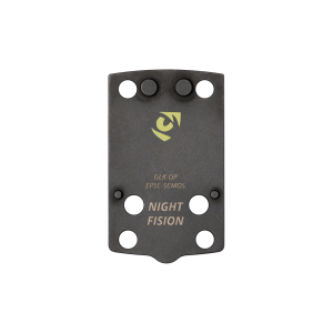 NIGHT FISION Optic Mounting Plate for Glock Slimline (43/43x/48) MOS to EPS Carry Footprint (GLK-OP-EPSC-SCMOS)