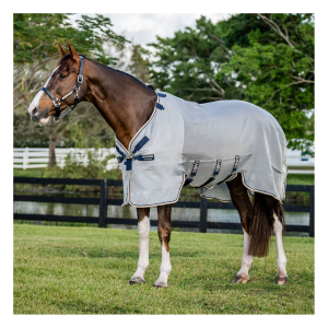 HORSEWARE IRELAND Rambo Protector Silver/Navy/White/Beige Fly Sheet (AFANMQ-IBWT)