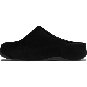 FITFLOP Women's Shuv Suede All Black Clogs (E5P-090)