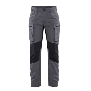 BLAKLADER Womens 7153 Service Stretch Black Pant (715318459900) - Blaklader