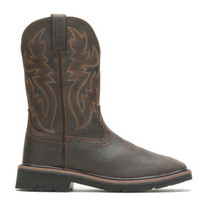 Wolverine Footwear WOLVERINE Men's Rancher Square-Toe Wellington Dark Brown/Rust Work Boots (W10704) - $99.99 at gritroutdoors.com