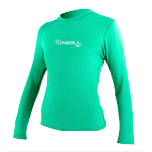 O'NEILL Women's Basic 50+ Seaglass Long Sleeve Sun Shirt (4340-253) - O'neill