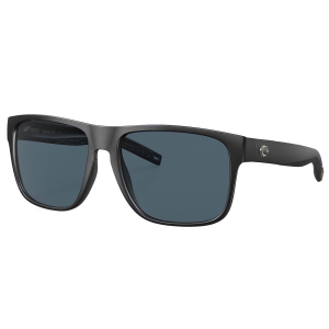 COSTA DEL MAR Men's Spearo XL Matte Black/Gray Polarized Sunglasses (06S9013-90130659)