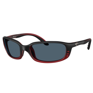 COSTA DEL MAR Men's Brine Red Sky/Gray Polarized Sunglasses (06S9017-90173759)