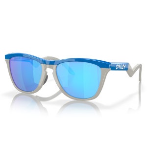 OAKLEY Frogskins Hybrid Primary Blue/Cool Gray Frame/Prizm Sapphire Sunglasses (OO9289-0355)