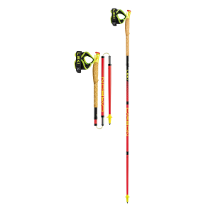 LEKI Ultratrail FX.One Red/Black Trekking Poles (65225851) - Leki