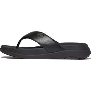 FITFLOP Men's F-Mode Go All Black Toe-Post Sandals (IX1-090)