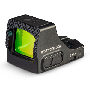 Vortex VORTEX Defender-CCW Black 3 MOA Micro Green Dot Sight (DFCCW-MGD3) - $249.00 at gritroutdoors.com