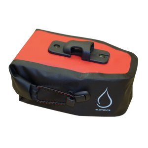 SERFAS Monsoon Waterproof Roll Top Red Saddle Bag (SBWP)