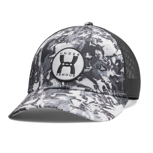 Under Armour UNDER ARMOUR Men's Blitzing Mod Gray Trucker Hat (1383441-011-OSFM) - $28.00 at gritroutdoors.com