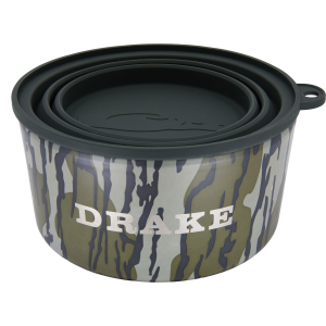 DRAKE Team Gun Dog Insulated Stainless Steel Dog Bowl with Lid (GD0072) - Drake